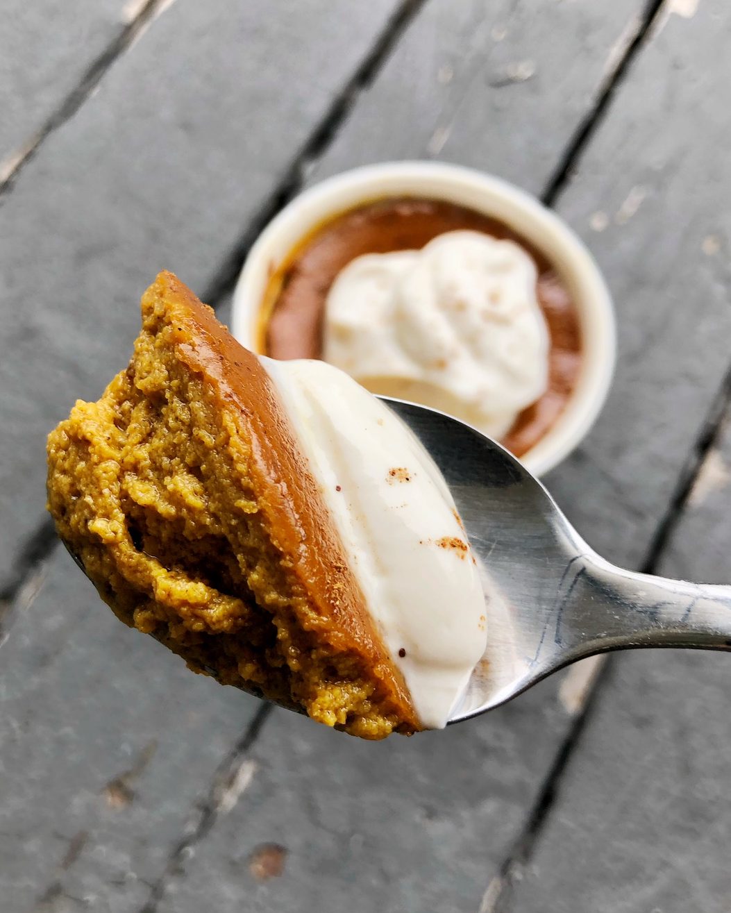 Baked Pumpkin Pudding Cups