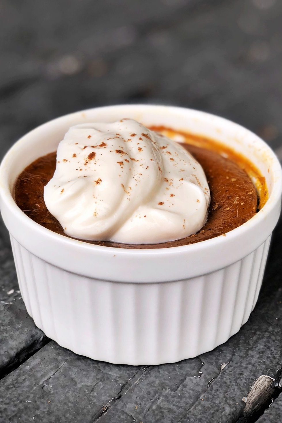 Baked Pumpkin Pudding Cups