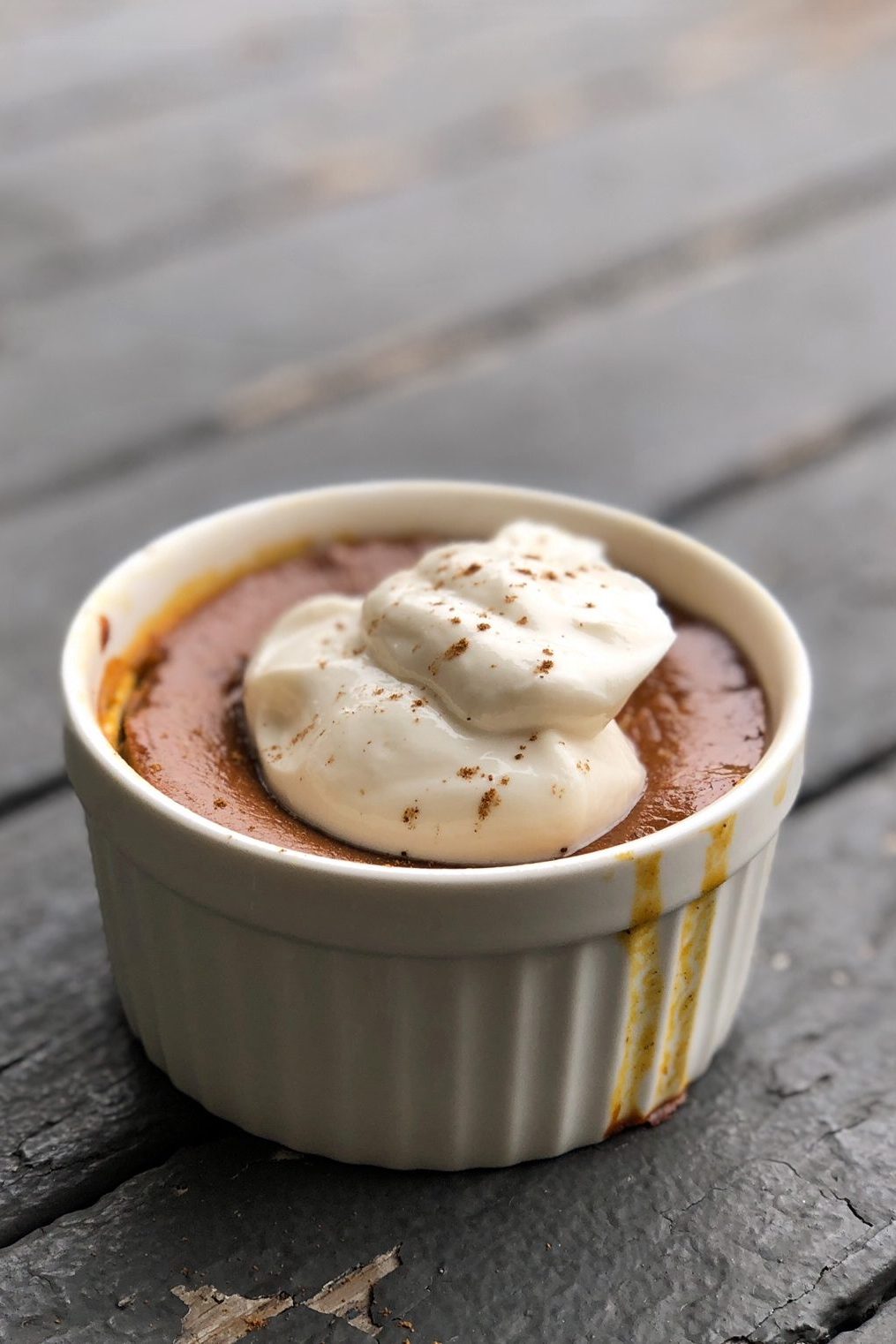 Baked Pumpkin Pudding Cups