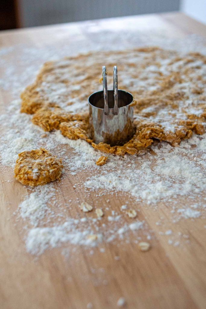 Pumpkin Peanut Butter Dog Biscuits