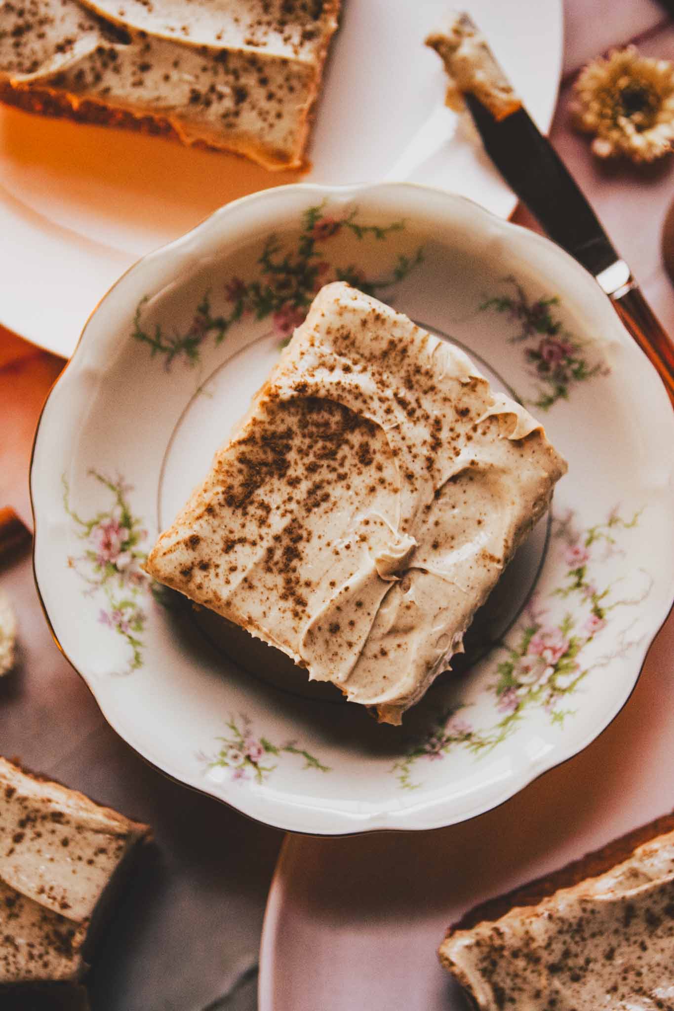 Apple Spice Ale Cake with Cream Cheese Frosting