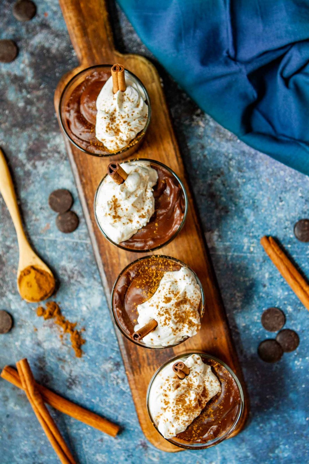 Mexican Hot Cocoa Pudding (vegan)