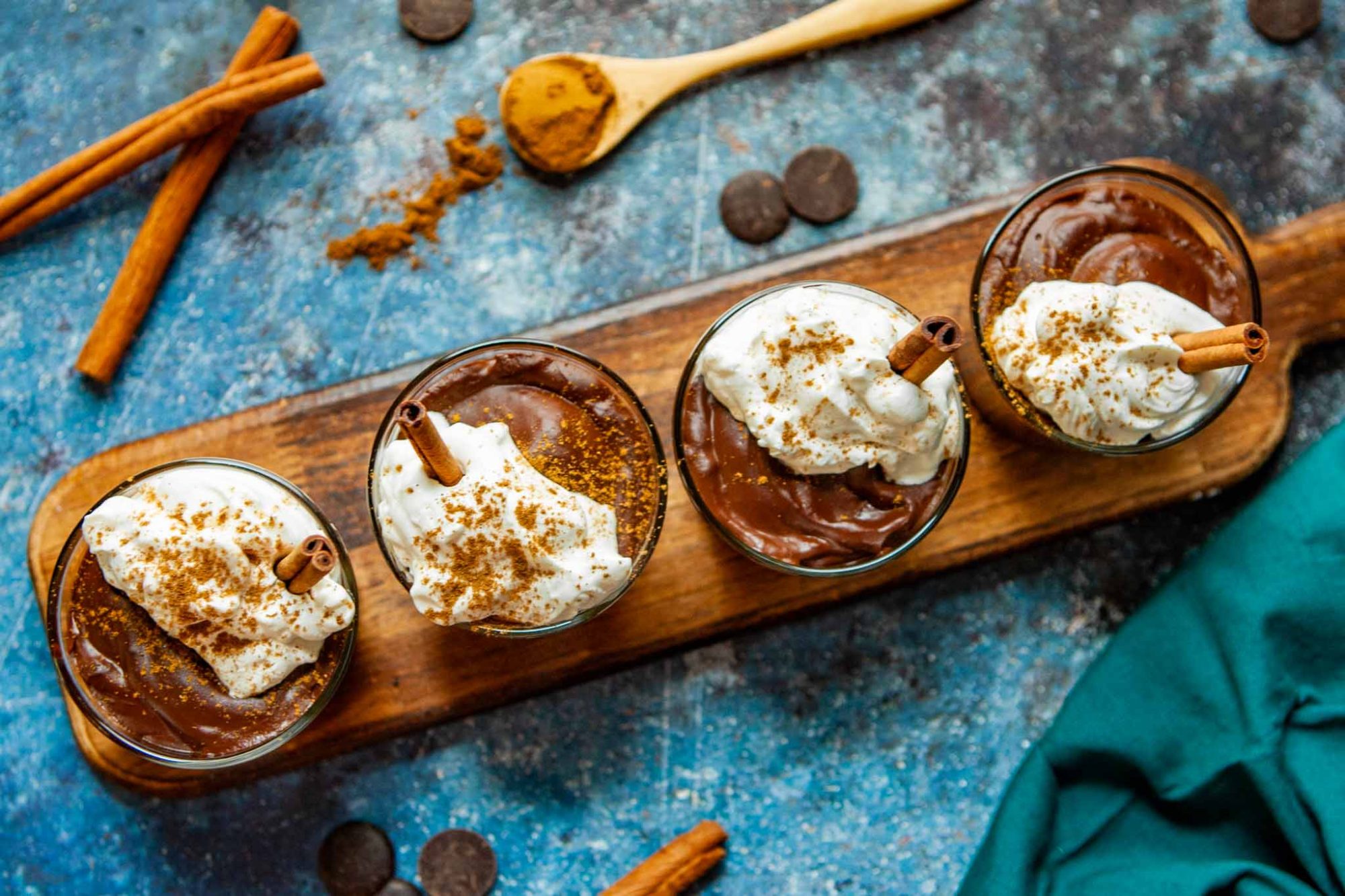 Mexican Hot Cocoa Pudding (vegan)