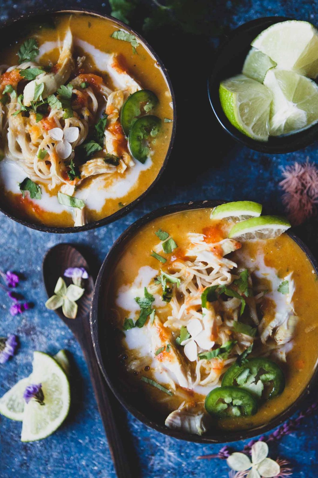 Coconut Curry Chicken Noodle Soup