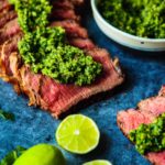 Modelo and Citrus Marinated Steak with Chimichurri