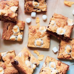 Cornflake Chocolate Chip Marshmallow Blonde Brownies