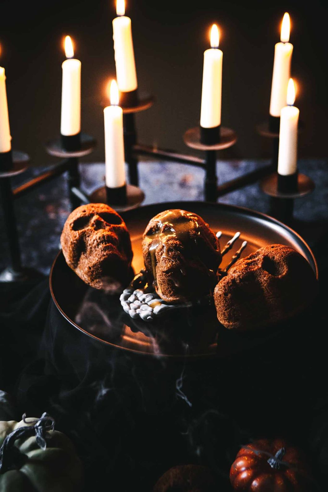 Chai Pumpkin Sticky Toffee Cakes