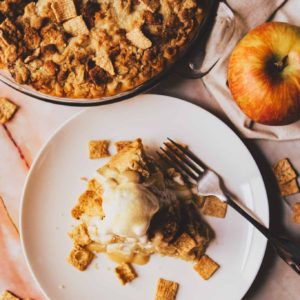 Butterscotch Apple Pie with Miso Caramel