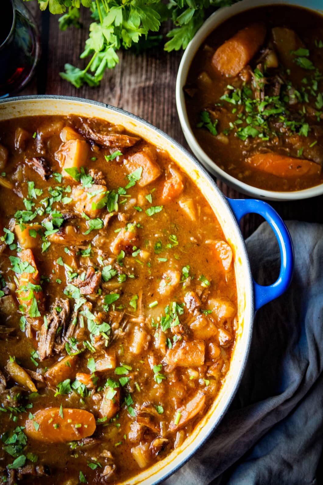 instant pot beef stew with red wine