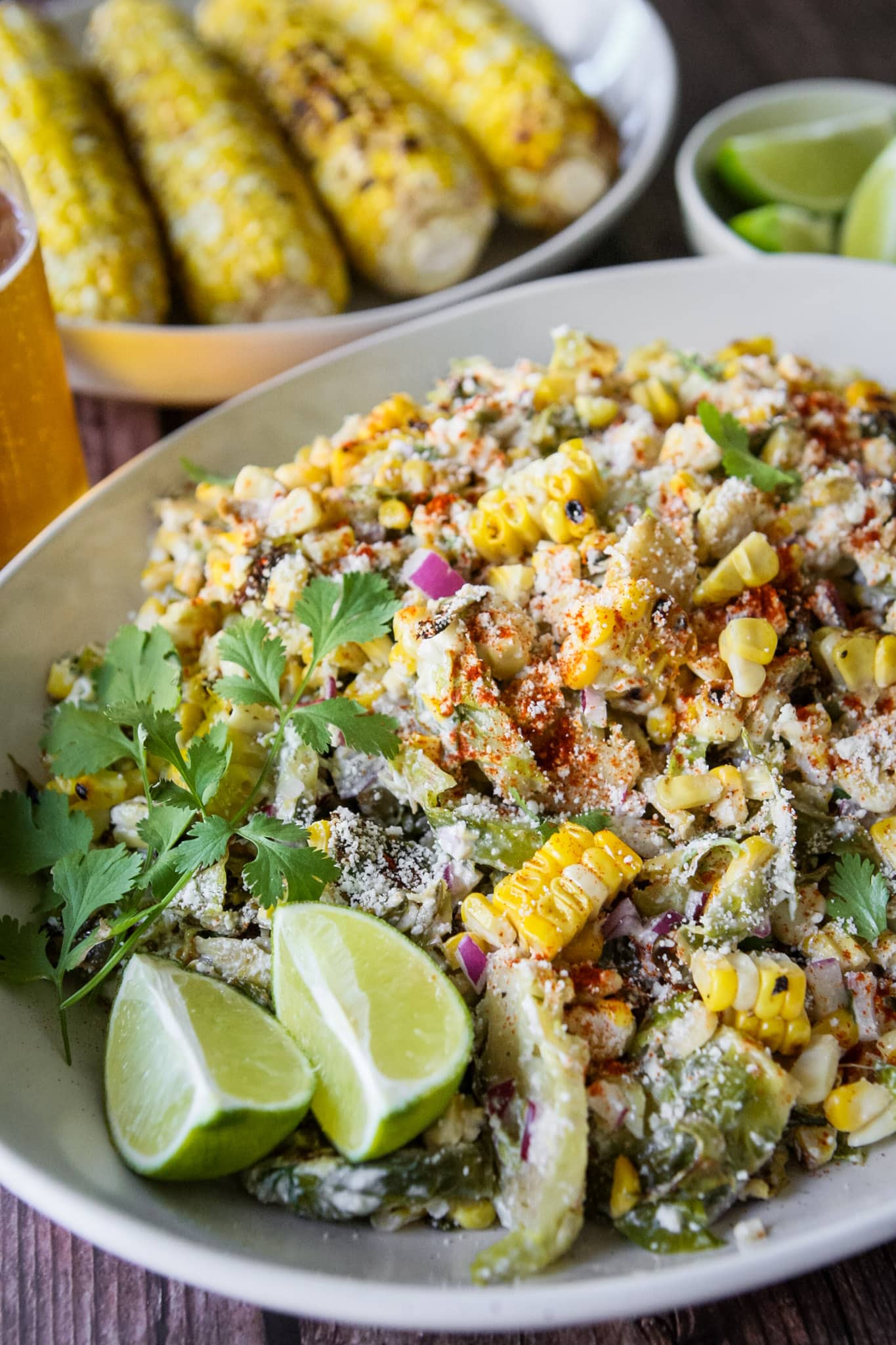 Grilled Elote Corn Salad