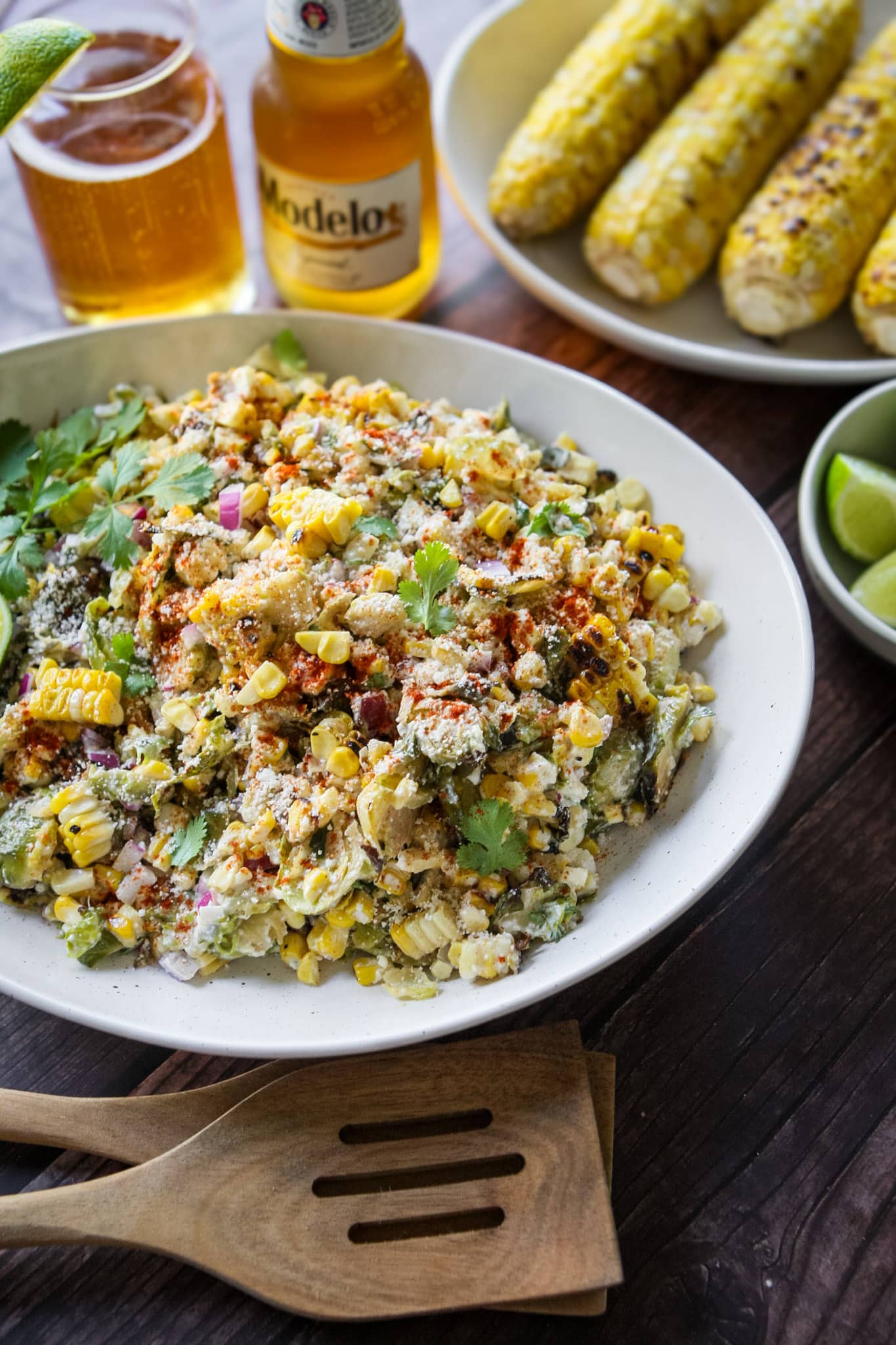 Grilled Elote Corn Salad