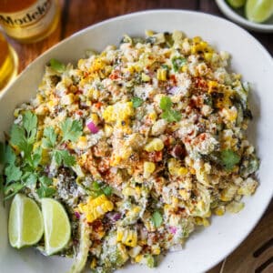 Grilled Elote Corn Salad