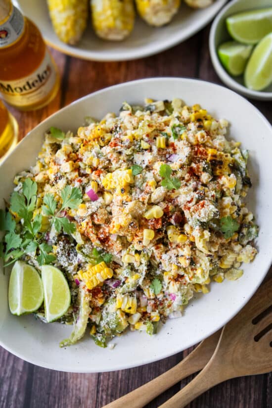 Grilled Elote Corn Salad